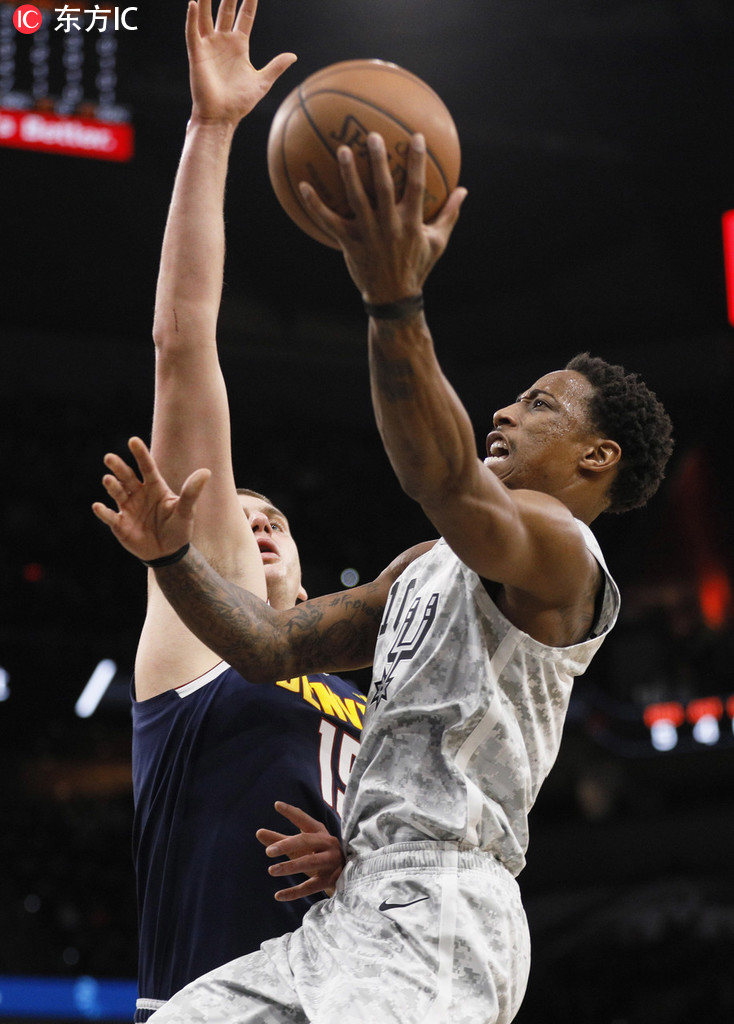 爱游戏体育-掘金完胜马刺，德罗赞状态火热的简单介绍
